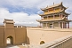 Pagoda-style watch tower and gateway at the Jiayuguan Fort.