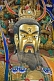 Closeup of temple god in the Taoist Temple of the Flying Horse.