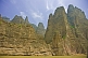 Image of The Giant Cliffs at Bingling Si, on the Yellow River near Yongjing.