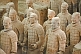 Image of Terracotta warriors include some original colors.