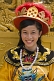 Image of A Chinese student dresses up in Imperial court robes at Jingshan Park.