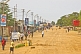 Image of Main street and shopping area of Muanda.