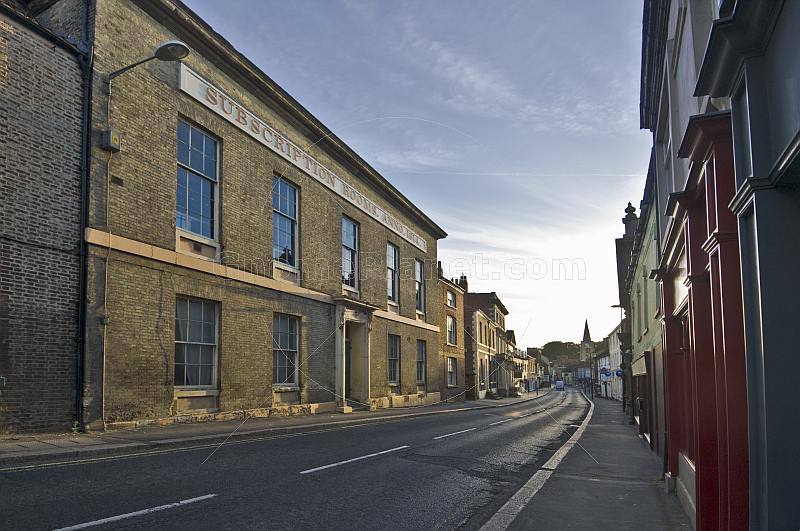 Subscription Rooms in early morning on Yorkersgate.