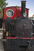 Steam locomotive Fox at Kirklees Light Railway at Clayton West.