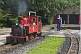 Image of Steam locomotive driver walks towards engine Fox at Kirklees Light Railway at Clayton West.
