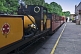 Image of Steam locomotive Owl with train on platform at Kirklees Light Railway at Clayton West.