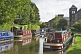 Image of Moored narrow boats on the Leeds Liverpool canal near Belmont Street.