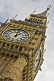 Image of Clock face of the  Big Ben clock tower and Houses of Parliament in City of Westminster.