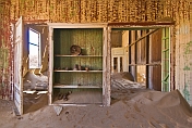 caption: Sand-Filled Room in a Ghost Town