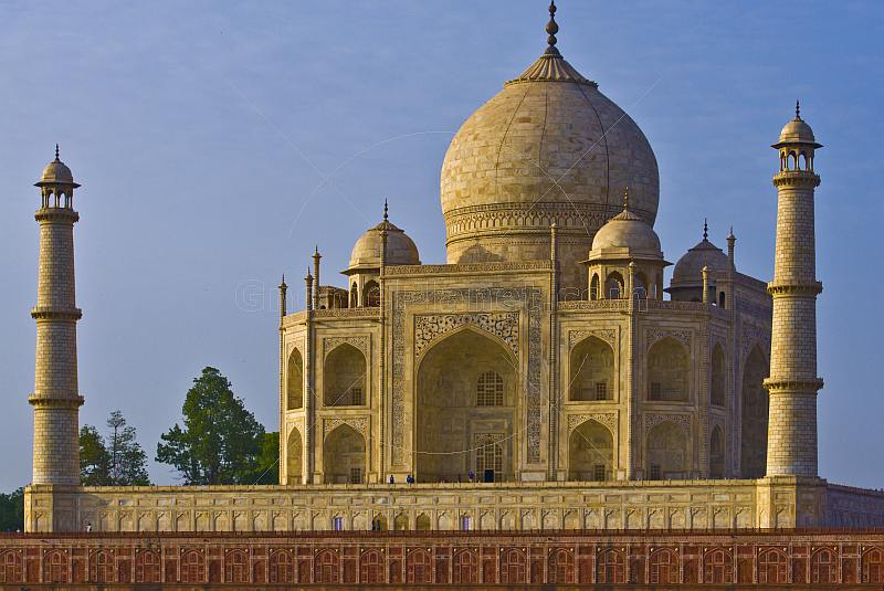 Taj Mahal at Dawn across the Yamuna River