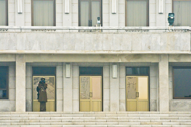 North Korean Border Guard - Watching Me Watching Them
